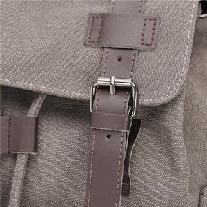 Offre Spéciale sac à dos en toile décontracté de grande capacité pour hommes et femmes doublure en nylon de coton résistant à l'usure pour les loisirs de plein air et les voyages - Product Image 5