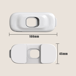 PRODIGY GC008 Verrous de sécurité pour portes d'armoires à l'épreuve des enfants Verrou de sécurité pour bébé en plastique avec installation facile Design moderne pour armoires - Product Image 1