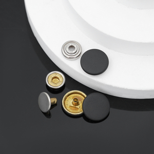 Tùy Chỉnh Mô Hình Thương Hiệu Logo Kim Loại <span class=keywords><strong>Snap</strong></span> Nút Tròn 4 Phần Quần Áo Báo Chí Fastener Nút Cho Hàng May Mặc - Product Image 3