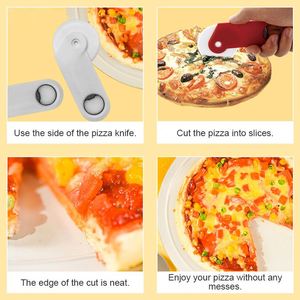 Couteau à pizza écologique en plastique, neuf, avec ouvre-bouteille en acier inoxydable - Product Image 5