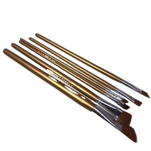 Commercio all'ingrosso 6 pz materiale dei capelli in Nylon di migliore qualità artista pennello <span class=keywords><strong>per</strong></span> pittura ad <span class=keywords><strong>acquerello</strong></span> arte <span class=keywords><strong>pennelli</strong></span> Set - Product Image 4