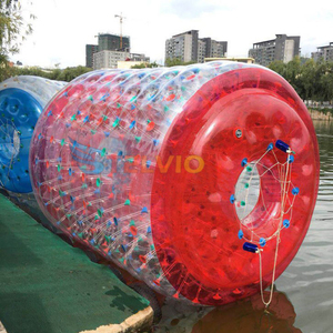 Nueva cinta de correr de agua inflable Bola de rodillo de agua gran flotabilidad engrosada PVC <span class=keywords><strong>rueda</strong></span> flotante para caminar de agua para niños y adultos - Product Image 5