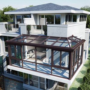 <span class=keywords><strong>Warren</strong></span> Cour Jardin Indépendant Dernière Conception Solarium Sun Room Alliage d'aluminium Verre Maison Aluminium Extérieur Sun Room - Product Image 6