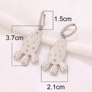 Pendientes de Cactus Colgantes de Moda, Hipoalergénicos, Delicados, Chapados en Oro de 14k y 18k, de Acero Inoxidable 316L, para Mujer - Product Image 4