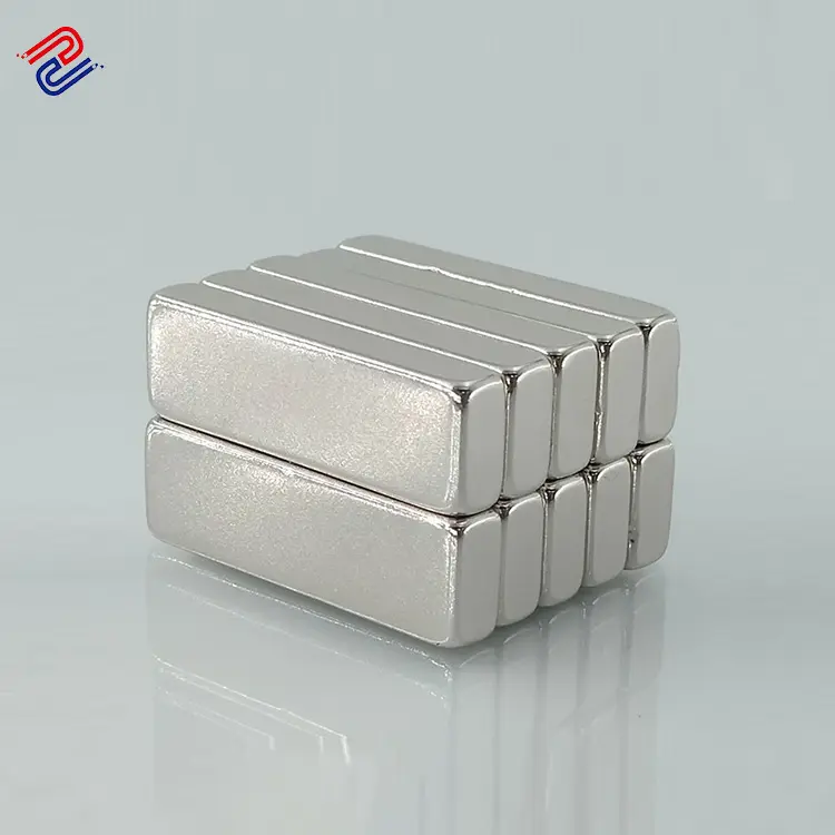 Kustom N35-N52 persegi panjang Magnet Neodymium harga rendah kekuatan tinggi Magnet untuk motor