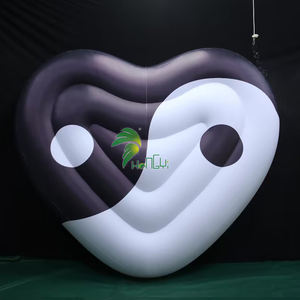 बेस्टवे में कस्टम इन्फ्लैटेबल हार्ट शेप बैलून वॉटर पूल इन्फ्लैटेबल एयर गद्दे - Product Image 1