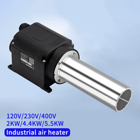 Fourniture OEM 4400W Pistolet à air chaud portable en acier inoxydable Ventilateur à enveloppe rétractable Ventilateur à air chaud Chauffage à air chaud Leisterr 41l Classic