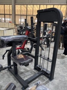 Máquina de curl de bíceps sentado ajustable de acero para entrenamiento de fuerza, equipo de gimnasio comercial - Product Image 4