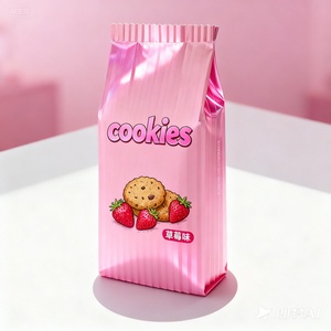 Bolsas de Mylar con Cierre Hermético, Biodegradables e Impermeables, para Galletas y Aperitivos, Bolsa de Embalaje de Plástico con Refuerzo Lateral - Product Image 3