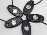 Luces LED Rock 12V 9W Luz de neón impermeable Underglow para automóvil Camión