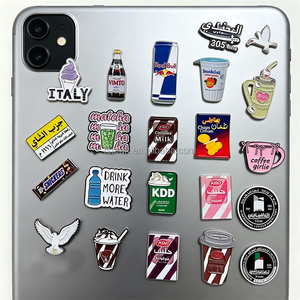 Épingles <span class=keywords><strong>en</strong></span> métal émaillé personnalisées Fan Shu, badges, autocollants, épingles à revers réutilisables pour la décoration de coques de téléphone, sacs à dos, vêtements - Product Image 3