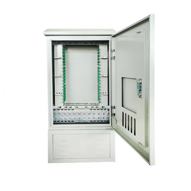 FTTH 144 Fiber Outdoor ODF Cabinet Optical Fiber Distribution Frame Cross Connection SC/FC/ST/LC Terminal IP65 Protection