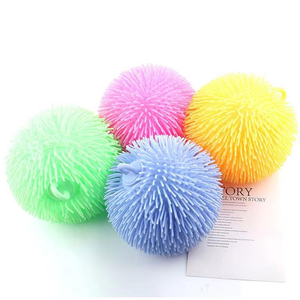 Balle anti-stress souple en TPR de 9 cm, couleurs bonbons, en gros, pour enfants, jouet moelleux et fin - Product Image 6