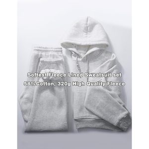 Conjunto Deportivo de 2 Piezas para Mujer, Sudadera y Pantalones de Felpa, Estilo Casual, Ligero, Manga Larga - Product Image 2