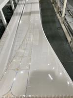 Panel de techo de PVC de 20cm-25cm, revestimiento de pared, perfil de PVC, lámina de plástico con servicio de procesamiento de corte, Panel de pared de PVC