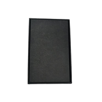 Boîte cadeau personnalisée en carton noir avec pelliculage mat, revêtement UV, fermeture magnétique, inserts personnalisés avec logo pour bijoux/montres/bougies