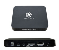 Solution IPTV OTT Boîtier Décodeur H.265 H.264 pour Chaînes de Diffusion en Direct et Chaînes VOD COL2021A