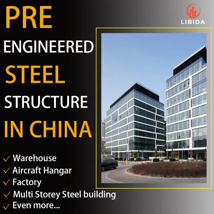 China Design wide span building Prefabricated Warehouse Steel Structure warehouse car shop building with free design
