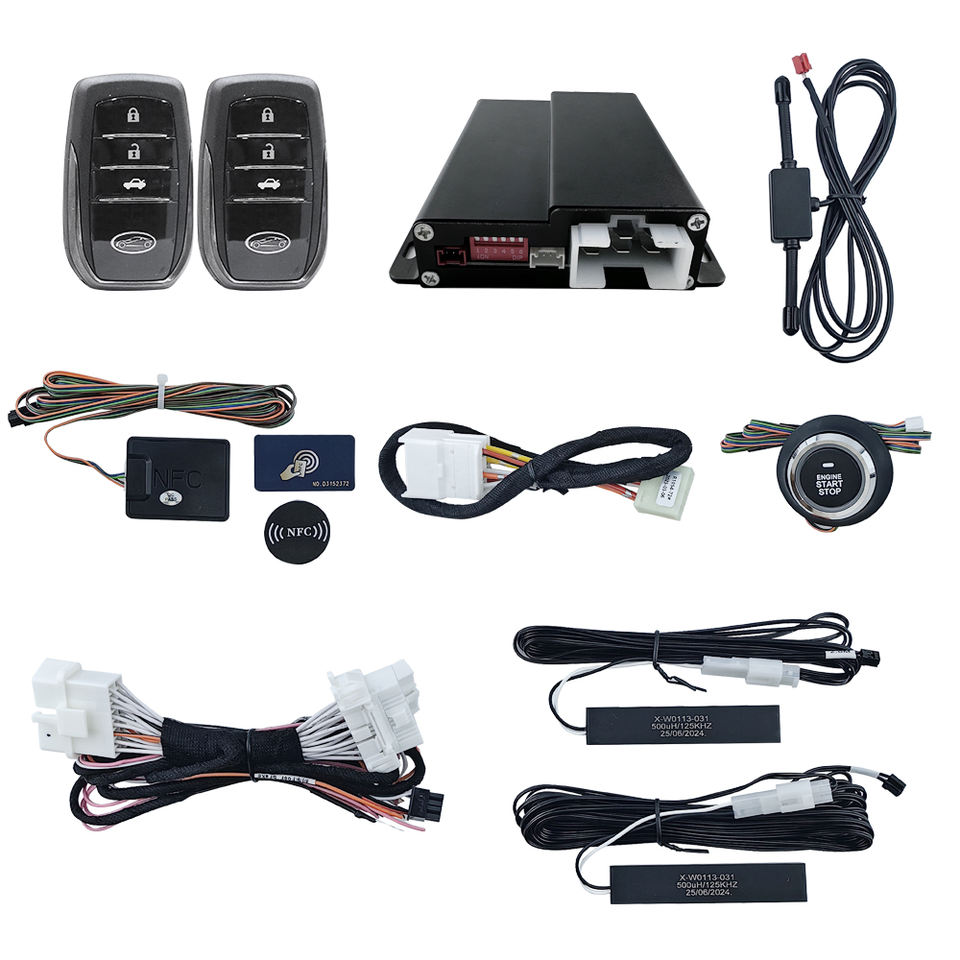 OVI Automotive 12V Smart PKE Keyless Entry Remote Starter - 丰田凯美瑞专用汽车电子防盗启动系统 | 品牌：OVI | 型号：8100