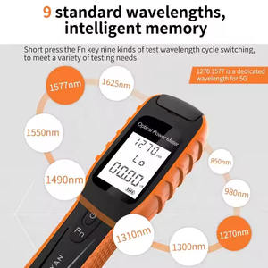 เครื่องวัดไฟฟ้าออปติคอลแบบชาร์จไฟได้นวัตกรรม G11 opm อุปกรณ์ทดสอบสายไฟเบอร์ออปติก5กรัม (ฟุต) - Product Image 3