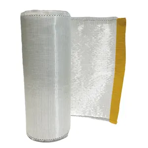 Tela de vidrio biaxial tejida de fibra de vidrio unidireccional de 100mm-2540mm duradera para la industria marina