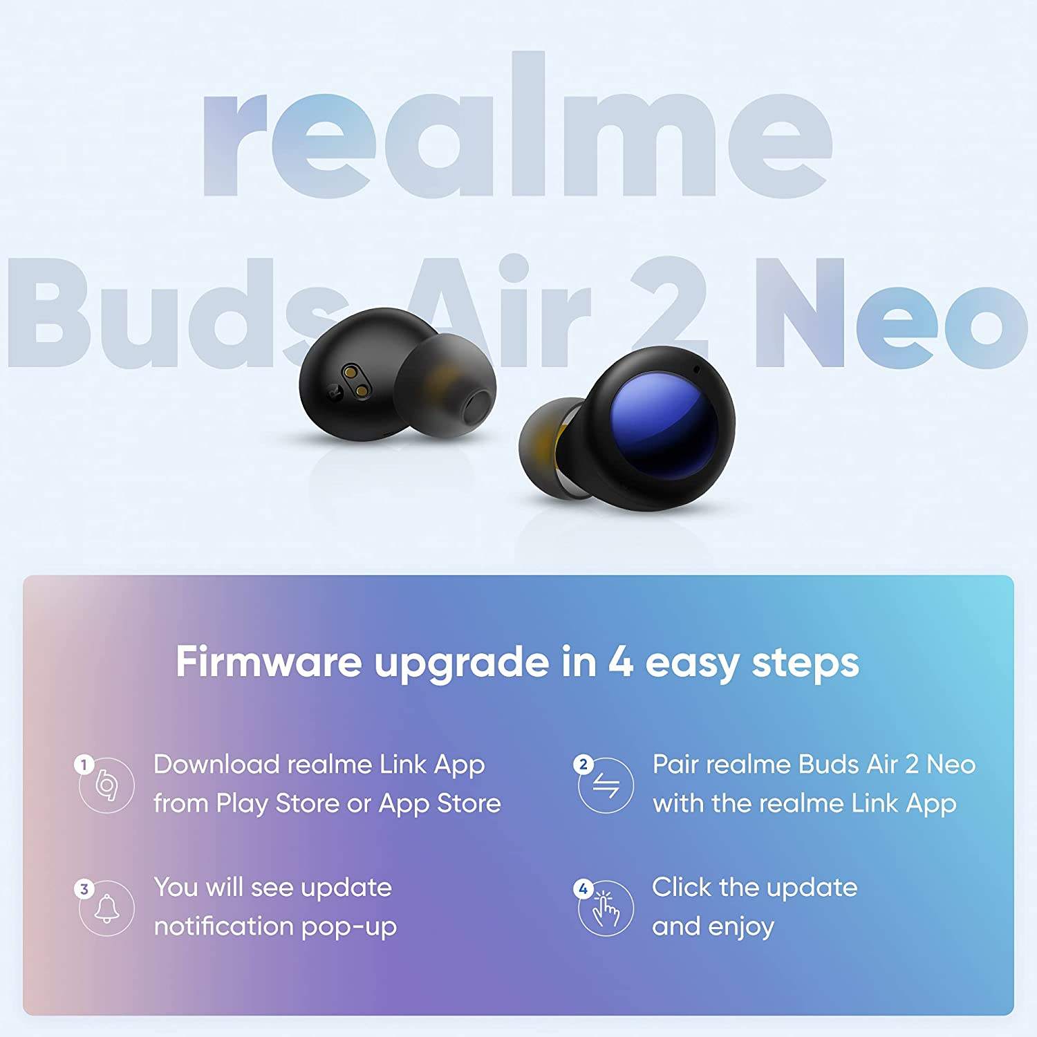 Realme Buds Air Neo Gaming Headphones High Sensitivity