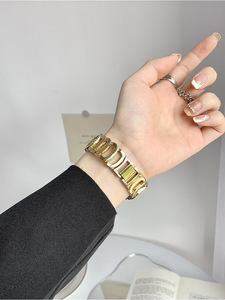 Di lusso in acciaio inox metallizzato cinturino in diamante per Iwatch serie 7 8 <span class=keywords><strong>Band</strong></span> per Iwatch 38 40 41 42 44 45MM braccialetto - Product Image 6