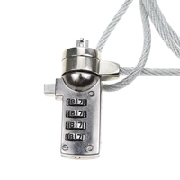 YH9912 Protection par mot de passe numérique antivol Serrure de câble pour ordinateur portable Code à 4 chiffres pour ordinateur portable Autres appareils Cylindres de verrouillage sécurisés