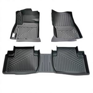 Tapis de sol de voiture double en cuir TPE KADDEN, ensemble de <span class=keywords><strong>3</strong></span> pièces, épaisseur 2,9-<span class=keywords><strong>3</strong></span>,<span class=keywords><strong>3</strong></span> mm, écologique, compatible Mitsubishi ASX 2013-2019 <span class=keywords><strong>Outlander</strong></span> - Product Image 1