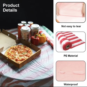 Nappe jetable en PE souple, imperméable, à découper à volonté avec coupe-rubans, rouleau de protection de table premium pour pique-niques, fêtes et anniversaires - Product Image 6
