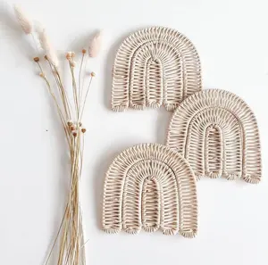 Nouveau Choix Rotin Pépinière Décor Rainbowl Pour Enfant Chambre Décoration Murale Décoration Chambre À La Main OEM Personnalisé Vietman - Product Image 2