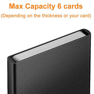 Fabricant de porte-cartes métalliques, vente en gros de porte-cartes de visite, porte-cartes de crédit coulissant en aluminium personnalisé avec protection RFID - Product Image 4