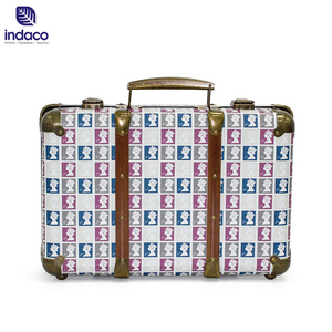 Customizable vintage travel wooden home large clothing <b>storage</b> box luggage stylish and durable luggage - Product Image 1