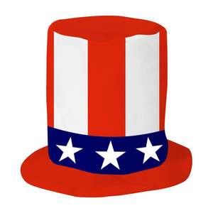 Sombrero Personalizable para el Día de la Independencia Americana 2025 - Sombrero de Poliéster con Diseño Patriótico para Fiestas y Eventos - Product Image 2