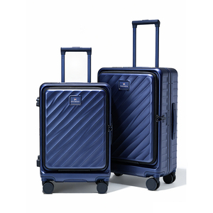 Bagages multifonctionnels spacieux de 20 et 24 pouces, design durable et léger, 100% PC, ouverture frontale, pour les voyages moyens et longs - Product Image 4