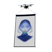Écran d'affichage LED volant personnalisé pour la publicité extérieure avec indice de protection IP65 - Écran textile portable Magic Carpet