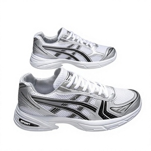 Zapatos Casuales Transpirables para Hombre, Unisex, Primavera-Otoño, con Cordones, Diseño a Rayas y Malla, Calidad de Exportación - Product Image 1