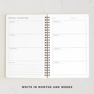 Cuaderno de Planificación <span class=keywords><strong>sin</strong></span> Fechas, Diseño de Encuadernación en Espiral, Utiliza Papel Liso de Alta Calidad que Evita que el Tinta se Difuse - Product Image 3