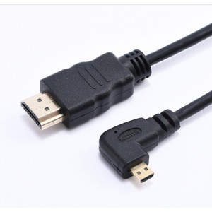 สายเคเบิล HDMI เป็น HDMI 90 องศาแบบมุมขวา ความละเอียดสูง 1080P สำหรับกล้องโทรศัพท์แท็บเล็ต - Product Image 2