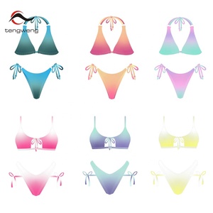 TW9204248ชุดว่ายน้ำวันพีซเปิดไหล่ระบายสำหรับผู้หญิง<span class=keywords><strong>2022</strong></span>บิกินี่บราซิล - Product Image 1