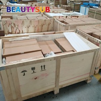BEAUTYSUB Étiquettes de bagages vierges en MDF sublimable blanc brillant 5 mm Longstar DIY personnalisables
