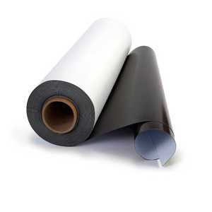 DowellMagnetic Sheets With Adhesive Backing Flexible Magnetic Paper With Strong Sticky Side for Photo and Picture Magnets