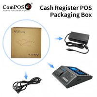 ComPOSxb DP1162, Caja Registradora Táctil Inteligente con Pantalla de 11.6' y Sistema Windows, Impresora de 80mm, Terminal POS de Escritorio para Supermercado, Bluetooth