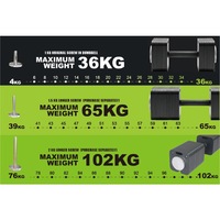 Haltères réglables carrés en gros, fitness commercial, faciles à utiliser, 20 kg, 36 kg, 39-65 kg, ensemble d'haltères réglables par incrément de 1 kg