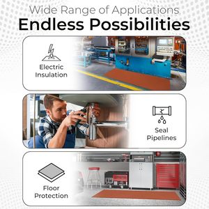 Rote 70A faser verstärkte Silikon folie Hochtemperatur-Hochleistungs-Glasfaser verstärkung Silikon kautschuk Mad - Product Image 6