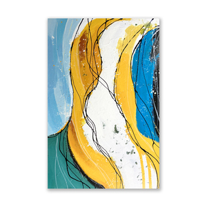 <span class=keywords><strong>Origen</strong></span> abstracto de gran arte hecho a mano de oro aceite de árbol de pintura oro arte de pintura decoración Interior - Product Image 6