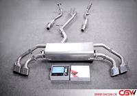 Pabrik CGW Grosir Pipa Knalpot Depan dan Belakang SUS304 Presisi 3D Scan untuk Audi Q7 3.0 Supercharged 2017-2019