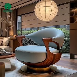 <span class=keywords><strong>Fauteuil</strong></span> de luxe Moontree, <span class=keywords><strong>design</strong></span> moderne, pivotant à 360 degrés, pour villa haut de gamme en Italie, chaise d'appoint pour salon, chaise de détente - Product Image 5