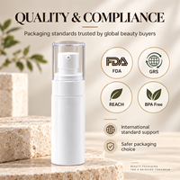Botol Lotion PET Transparan 30ml 40ml 50ml dengan Tutup dan Pompa PP, Tinggi 94-161mm, untuk Toner Serum Ukuran Perjalanan