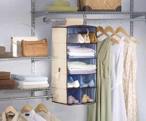 Organisateurs de vêtements suspendus Double face sous-vêtements garde-robe de rangement mural chaussettes organisateur de rangement étagères organisateur de soutien-gorge - Product Image 5